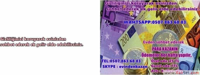 Evden çalışma fırsatı sadece bayanlara özel iş imkanı Halkla İlişkiler
