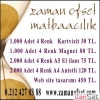 1000 Adet 4 Renk Kartvizit 30 TL