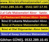 2.el cafe lokanta otel restaurant malzemeleri alan yer