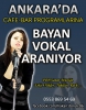 Ankarada bayan solist