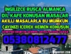 Antalya dil kafe ingilizce almanca rusa