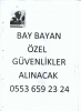 Bay zel gvenlikler alnacak