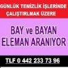 Bayan temizlik elemanlar alnacaktr