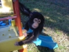 ocuklar iin sevimli bebek chimpazee