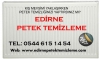 Edirne petek temizleme