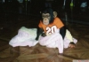 Erkek ve kadın bebek şempanze monkeys benimseme için
