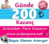 Gnde 200 tl bayan eleman aranyor