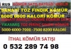 thal toz kmr satclar 532 7361789 rus ithal toptan kmr