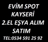 Kayseri ikinci el eya