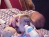 Konut eitimli bebek kapa monkeyleri