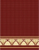 Saflı turkuaz cami halısı, mescit halısı mavi halı bademler