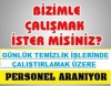 Temizlik eleman aranyor